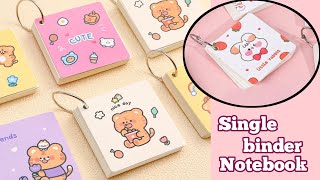 diy single binder notebook with paperEasy art and craft ideas [upl. by Eniawtna]