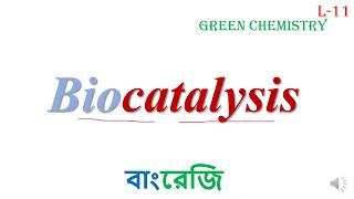 175 Biocatalysis in Green Chemistry [upl. by Ertnom983]