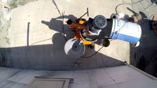 Xypex® Concentrate Spraying Waterproofing to Repair Cracks and Joints in Cement [upl. by Netnerb]