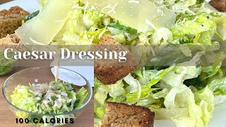 Light Caesar Dressing Homemade no Mayo  Low Calorie Recipe shorts [upl. by Annekahs609]