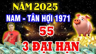 Tử Vi 2025 Tuổi Tân Hợi 1971 Nam Mạng 55 Tuổi Sẽ Ra Sao May Mắn Giàu Có Hay Vận Hạn Thế Nào [upl. by Arahs536]