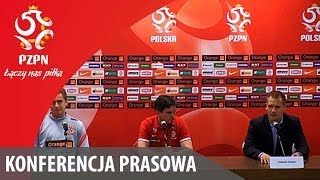 Konferencja prasowa przed meczem z Mołdawią [upl. by Lienahs791]