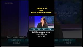 LA PROPOSITION HALLUCINANTE DE CETTE CANDIDATE RN [upl. by Teresa]