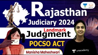 POCSO landmark judgements  Manisha Maheshwari  Unacademy Linking Laws [upl. by Doti]