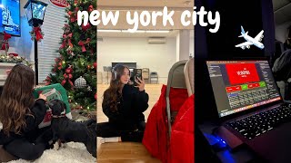 back in NYC  vlogmas day 1 [upl. by Otecina]