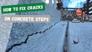 How to Repair Broken Concrete Steps with QUIKRETE [upl. by Annehsat]