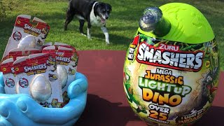 SMASHERS Series 6 Round 4 Mega Jurassic Light Up Dino [upl. by Amihc]