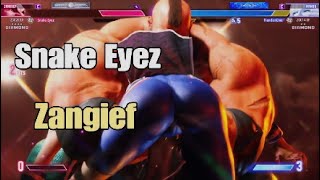 Street Fighter 6 Snake Eyez Zangief Vs 801 Strider Manon Fiendish One Manon [upl. by Norrehs79]