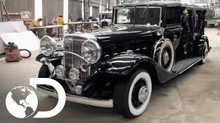 Creando un Cadillac 1930 fúnebre a partir de una F150  Mexicánicos  Discovery Latinoamérica [upl. by Rebmyt]