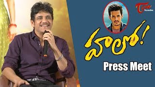 Akkineni Nagarjuna Press Meet about Hello Movie  Akhil Akkineni Kalyani Priyadarshan [upl. by Sema]