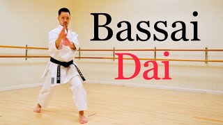 Kata Bassai Dai Full Tutorial [upl. by Sonahpets]