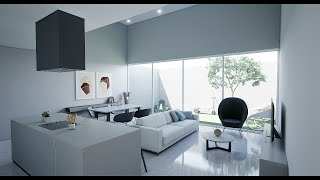 PLANO DE CASA MINIMALISTA DE 7x15m [upl. by Savell]