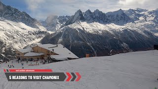 5 Reasons to visit ChamonixMontBlanc for skiing and more [upl. by Dianemarie]