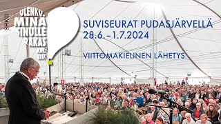 Suviseurat Pudasjärvellä 2024 lauantai 296 viittomakielen lähetys [upl. by Haleeuqa734]