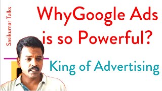 Why Google ads is so Powerful  Sasikumar Talks King of Ads in Tamil [upl. by Ilyak396]