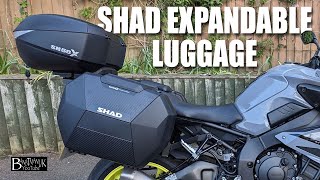 Shad SH38X Expandable Panniers amp SH58X Expandable Top Box Fitting to a Yamaha MT10 4K High Def [upl. by Araet217]