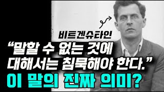 비트겐슈타인 인간과 언어를 바라보는 위대한 생각의 전환 진화하는 언어 of 닉 채터 amp 모텐 크리스티안센 [upl. by Kinnie926]