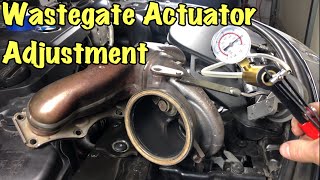 Wastegate Actuator Adjustment [upl. by Stout100]