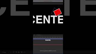 How to CENTER Align in After Effects [upl. by Knoll]