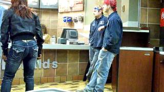 Crackhead attacking McDonalds workers [upl. by Crawford414]