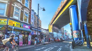 South London Brixton Walk from Clapham Common incl Electric Avenue amp Market 🌞 4K Binaural [upl. by Nyleahs158]