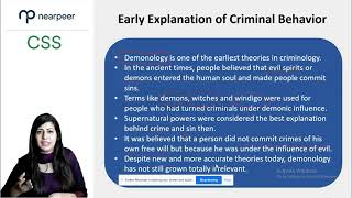 Criminology Lecture No 4 CSSPMS [upl. by Ailegra]