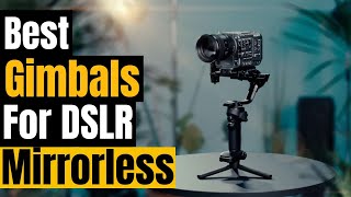 Best Gimbals for Mirrorless and DSLR Cameras in 2024 Capture ShakeFree Shots [upl. by Notnelc]