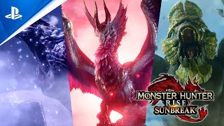 Monster Hunter Rise Sunbreak  Announce Trailer  PS5 amp PS4 Games [upl. by Eiclek]