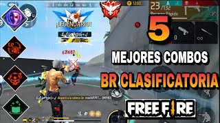 5 MEJORES COMBO DE HABILIDADES PARA CLASIFICATORIA EN FREE FIRE [upl. by Eremahs]