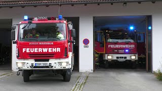 Alamierung amp Ausrücken Freiwillige Feuerwehr Unterammergau [upl. by Lanae]