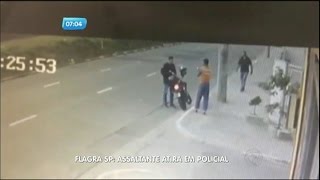 Flagrante bandido mata policial a tiros durante assalto na zona leste de São Paulo [upl. by Pyle]