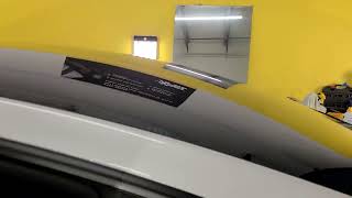 Video shows different options on Tinting Rear Window on Tesla Model 3 Xpel XR Black Ceramic Film [upl. by Stagg459]