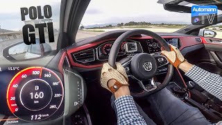 2018 VW Polo GTI 200hp  0100 kmh LAUNCH CONTROL 60FPS [upl. by Odnalor]