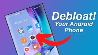 How To Debloat Any Android Phone 2023  Remove Bloatware on Android [upl. by Lew868]