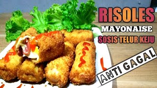 Resep RISOLES MAYONAISE Telur Keju [upl. by Kenwood298]