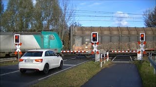 Spoorwegovergang Gildehaus D  Railroad crossing  Bahnübergang [upl. by Yenreit499]