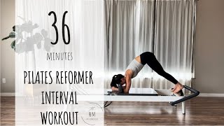 Pilates Reformer  Intermediate  Interval Full Body Workout [upl. by Bishop721]