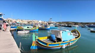 Marsaxlokk Malta’s fishing village [upl. by Oalsinatse307]