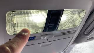 Subaru Forester – How to Turn on Interior Ceiling Dome Lights [upl. by Adnahsal804]