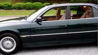 2001 BMW 740il Stunning Color Combination Midnight Metalic Green with Tan Interior [upl. by Aynekat]