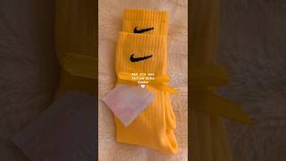 DIY Tie Dye Yellow Nike Socks shorts tiedye diytiedye nike tiedyetutorial tiedyefashion [upl. by Penni276]