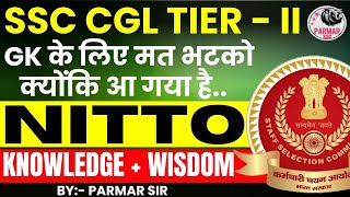 NITTO FOR SSC CGL TIER 2  LECTURE 1  PARMAR SSC [upl. by Enelrak]