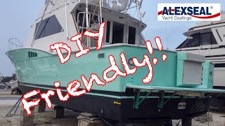 How To Roll And Tip Alexseal Paint On Your Boat [upl. by Zelma224]