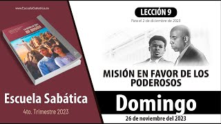 Escuela Sabática  Domingo 26 de noviembre del 2023  Lección Adultos [upl. by Aracat]