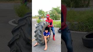 Spiderman will be able to do thatviralvideo love funny trending shorts comedy video [upl. by Corso]