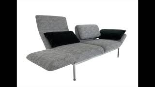 Brühl RORO MEDIUM Sofa 2 im grauen Stoff 248195 [upl. by Asenej]