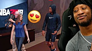 SHE CAME TO THE CRIB LATE NIGHT FOR AN INTERVIEW  NBA 2K19 MyCAREER  StaxMontana [upl. by Aihseit]