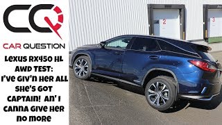 Lexus RX 450h L AWD Diagonal Test  More 1WD than AWD [upl. by Oker357]