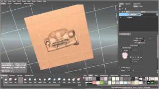 Create a vector displacement stamp in Mudbox [upl. by Seravart863]