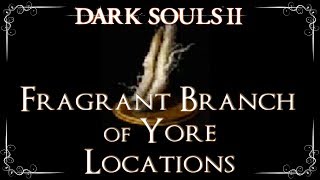 Dark Souls 2  All Fragrant Branch of Yore Locations Unpetrify NPCs [upl. by Nosnej950]